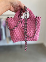 Mini Woven Hobo Bag
