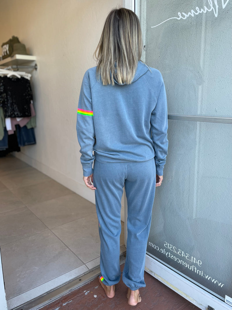 Rainbow Striped Sweatpants – Influencestyle