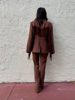 Suede Fringe Cheyanne Blazer