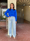 Sara Shrunken Crewneck Sweater