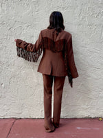 Suede Fringe Cheyanne Blazer