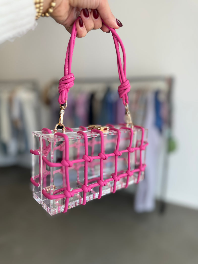 Clear Knot Bag