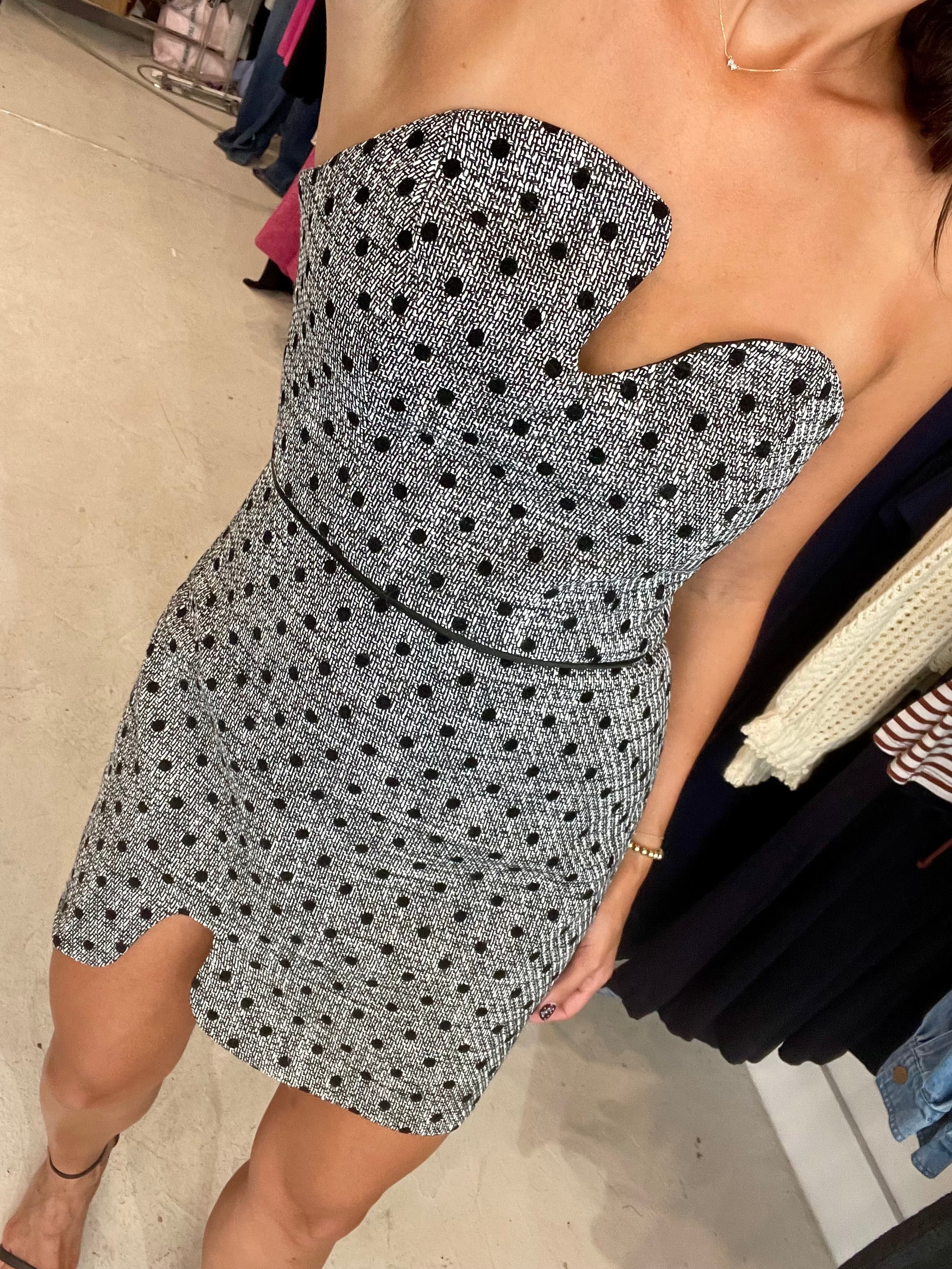 mind games strapless mini dress mind games strapless mini dress horizon hues Daydream Diaries Strapless Mini Dress Off White