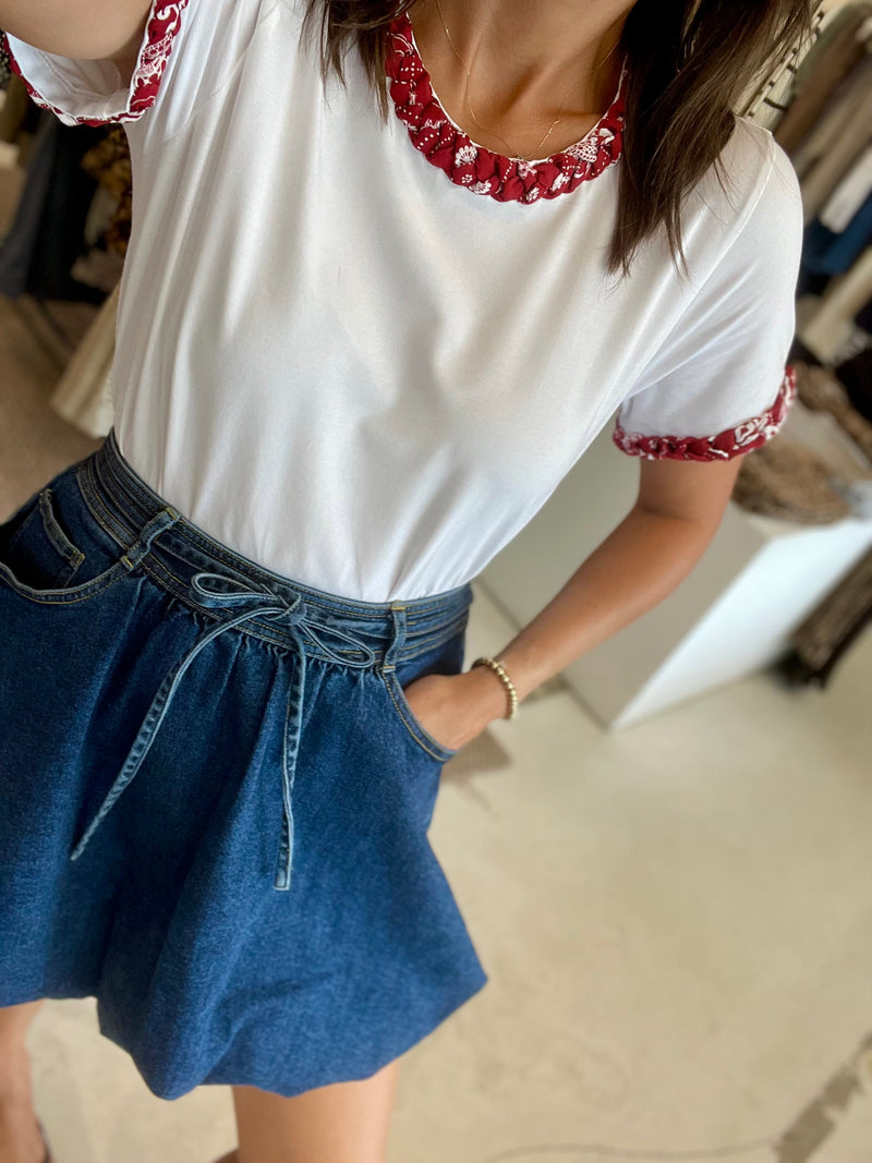 Bandana Braided Tee