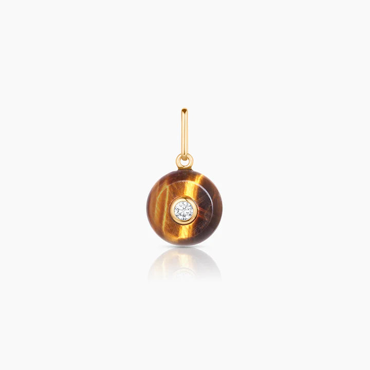 Bon Bon Tigers Eye Charm
