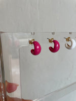 Enamel Chunky Hoops