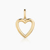 Open Heart Clip Charm