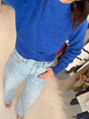 Sara Shrunken Crewneck Sweater
