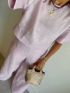 Wide Leg Linen Pant