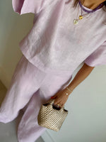 Wide Leg Linen Pant