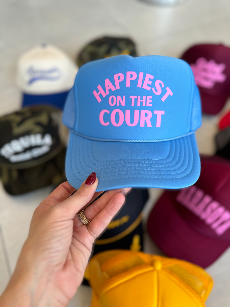 Happiest On The Court Trucker Hat