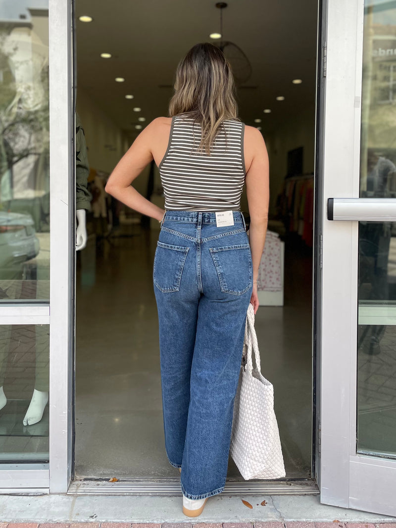 Essy Stripe Rib Tank