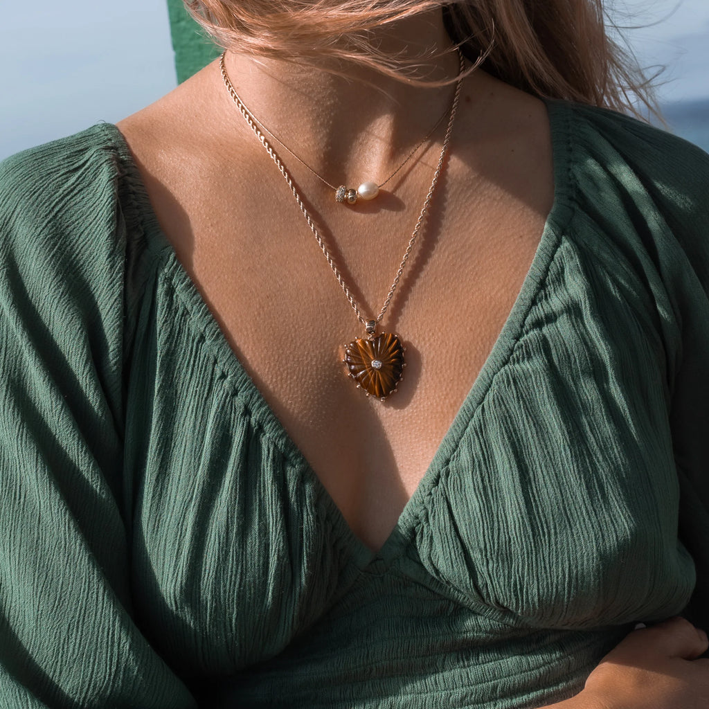 Isla Gold Bead Necklace