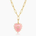 Malene Pink Opal Necklace