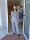 Ellie Loop Terry Banded Tank
