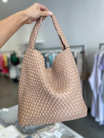 Large Woven Hobo Bag