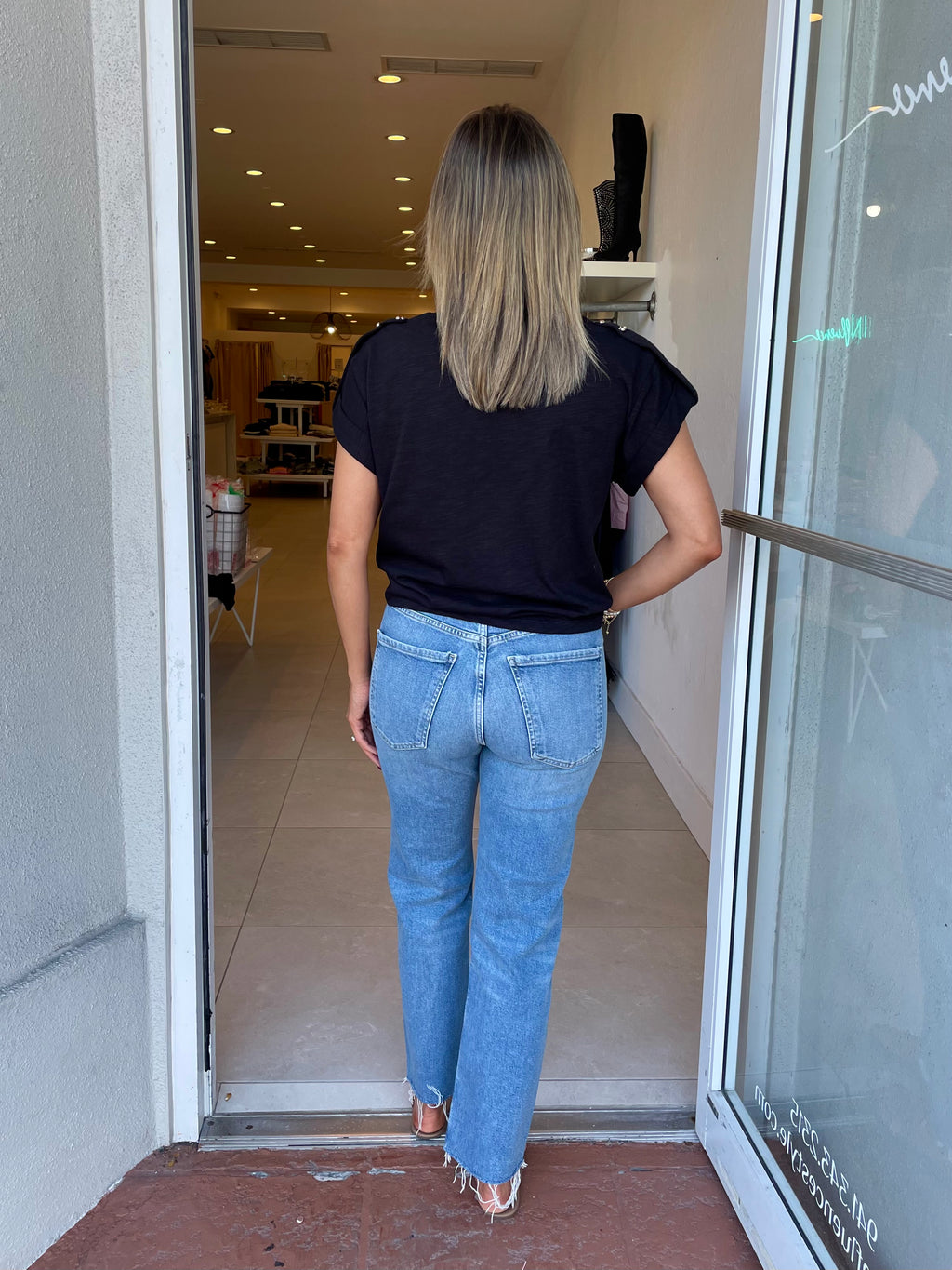 Dunne Cotton Slub Tee