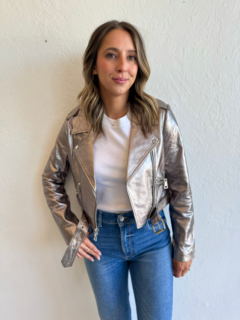 Kali Lamb Leather Jacket