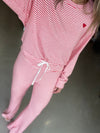 Bisous Stripe LS Top
