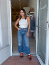 Ayla Raw Hem Crop