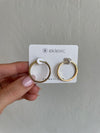 Medium CZ Huggie Hoops