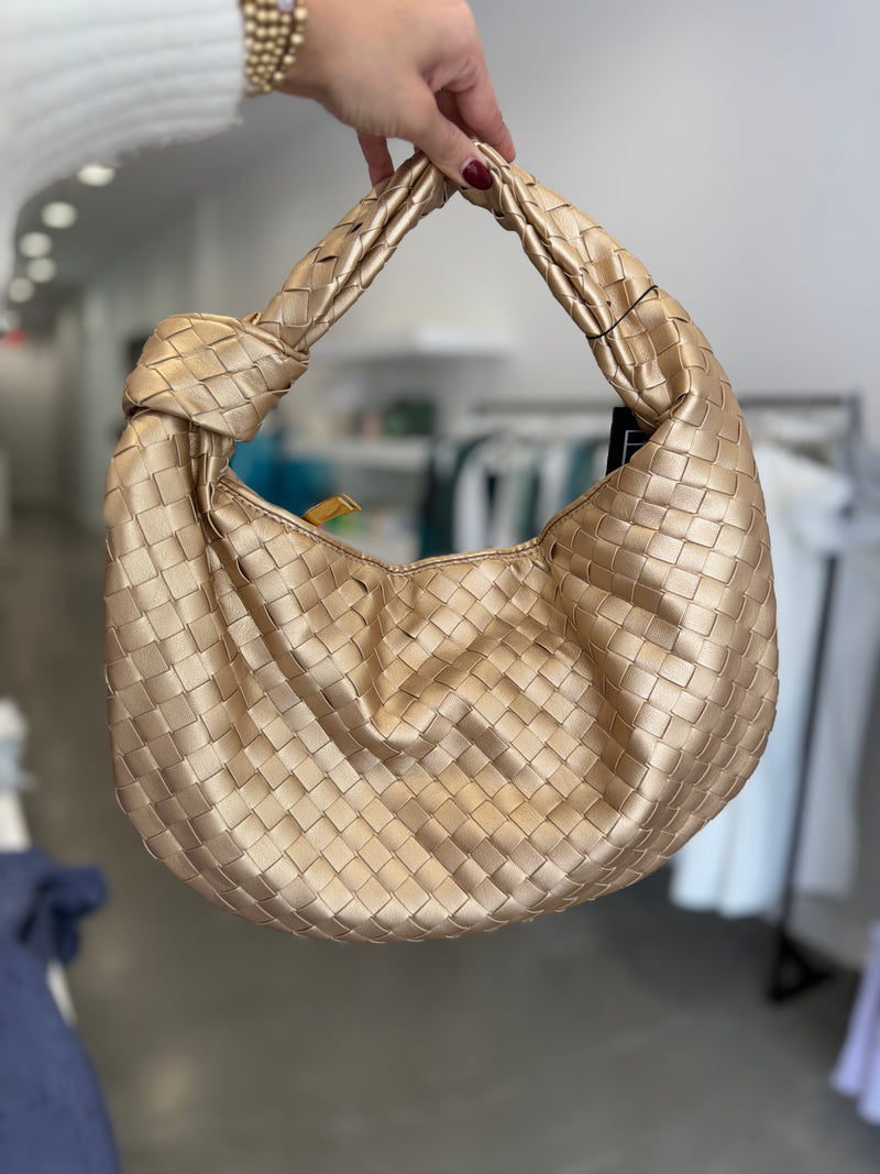 Large Woven Knot Bag