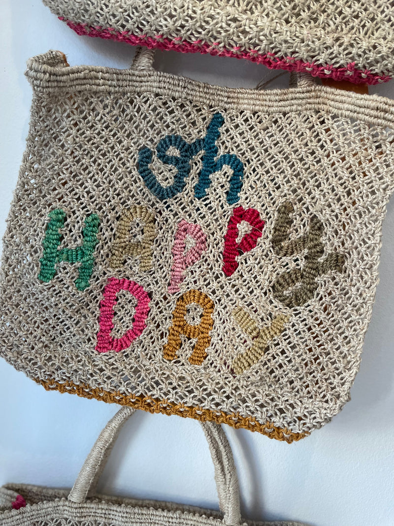 Small Straw Bag / Oh Happy Day