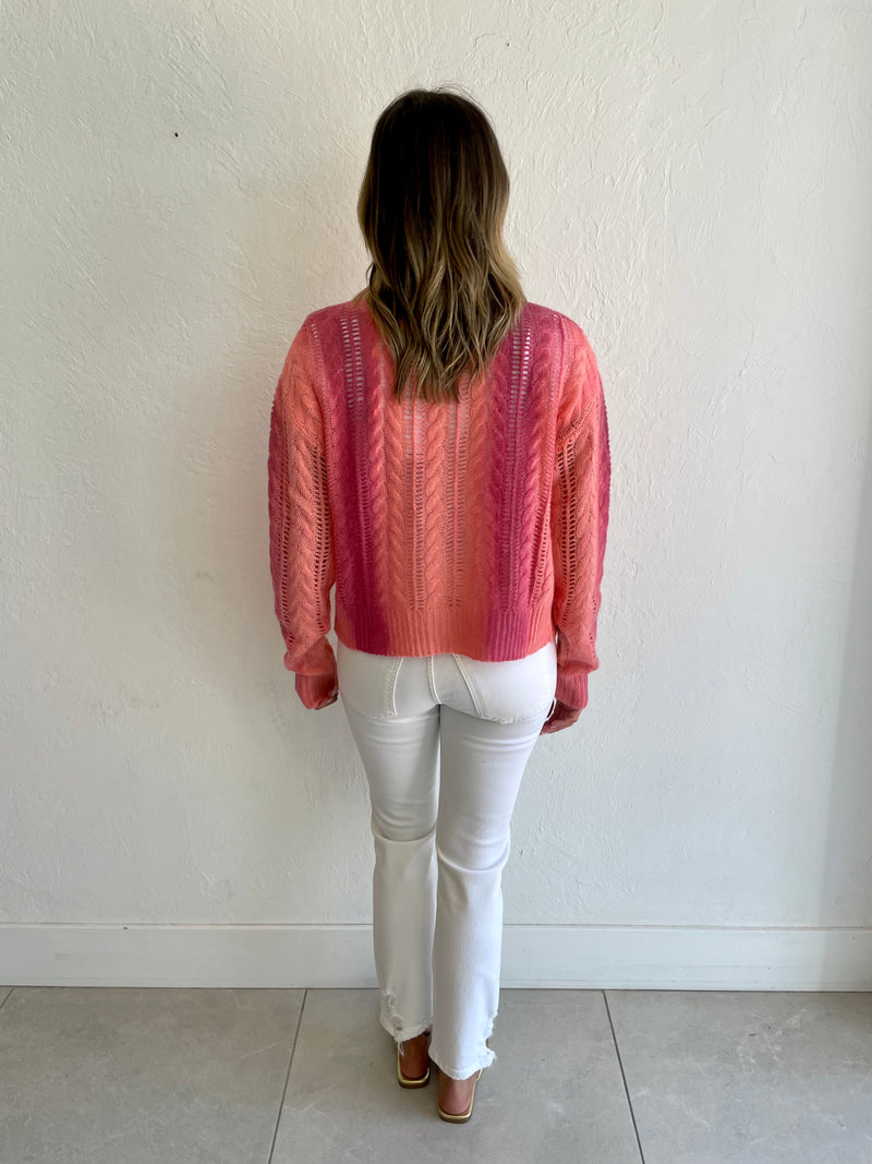Cashmere Lofty Cable Cardigan