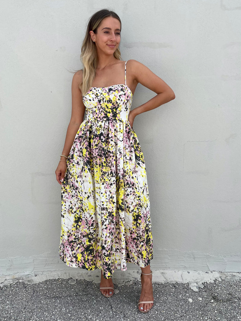 Allegra Print Midi Dress