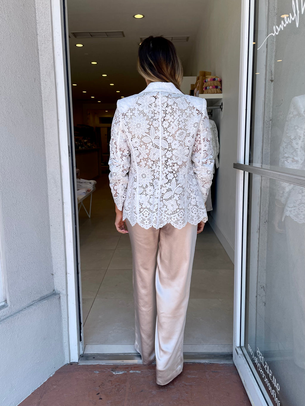 Madison Lace Blazer