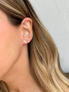 Marquise Leaf Stud Earring