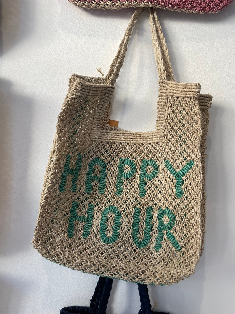 Stella Small Straw Bag / Happy Hour