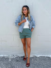 All Day Cropped Denim Jacket