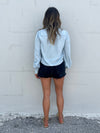 Taylor Drapey Denim Shirt