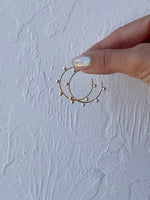 Simple Hoops with Pearls