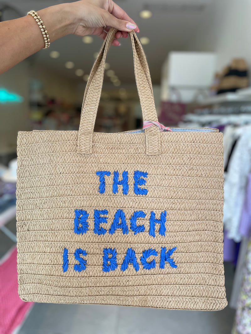 The Beach Is Back Tote