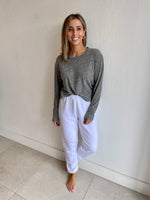 Stevie Easy Sweatpant / White