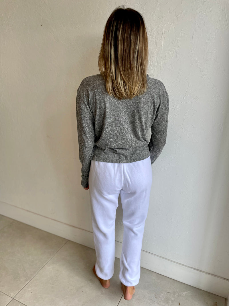Stevie Easy Sweatpant / White
