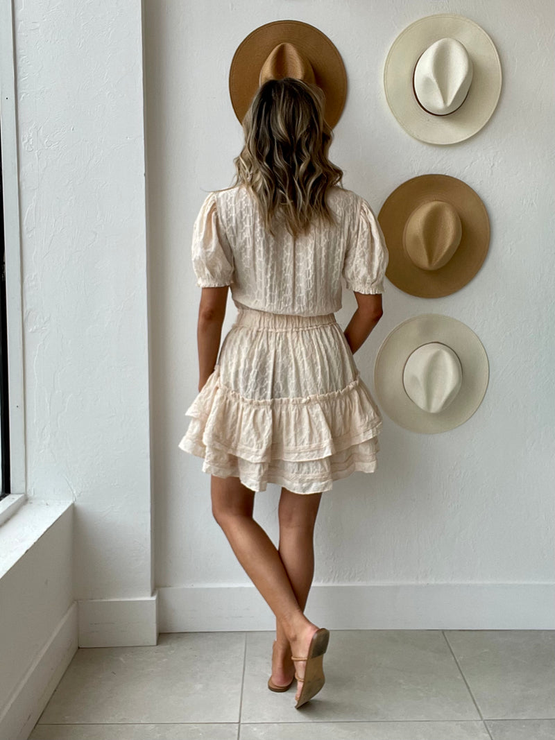 Mable Eyelet Mini Dress