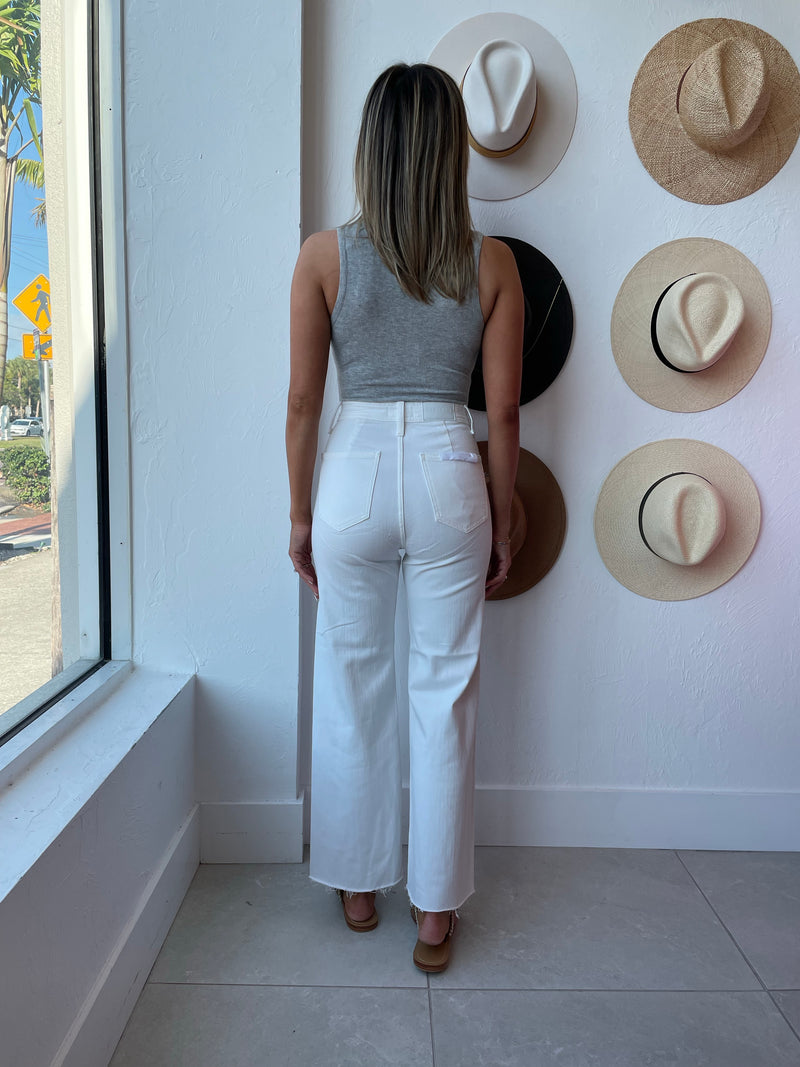 Penny High Rise Wide Leg Crop