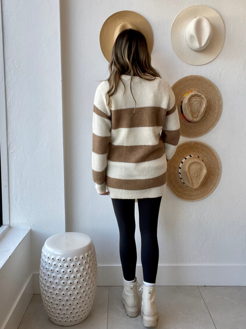 Soft Striped Crewneck