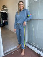 Rainbow Striped Sweatpants