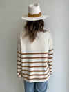 Breton Stripe Turtleneck Sweater