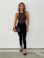 Aline Coated High Rise Skinny / Night Sky