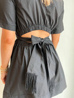 Elim Twist Dress / Black