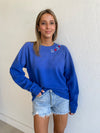 USA Embroidered Sweatshirt / 5 COLORS