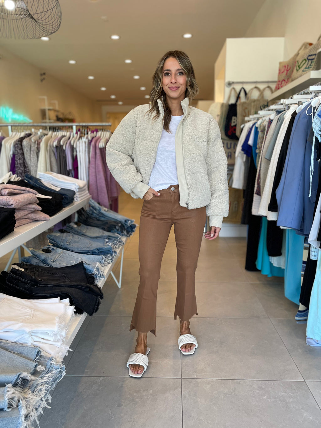 Flynn Jacket / Oat Combo