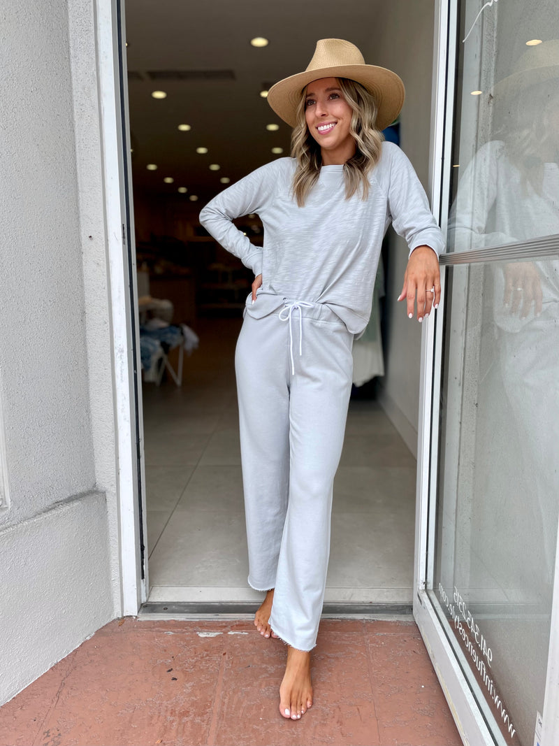 Dune Crop Pant / Grey Dawn