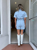 Millie Denim Romper / Denim