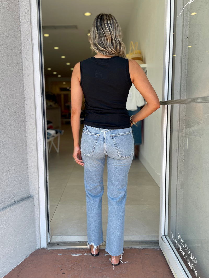 Daphne Crop High Rise / Checkmate